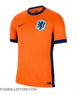 Günstige Niederlande Heimtrikot EM 2024 Kurzarm